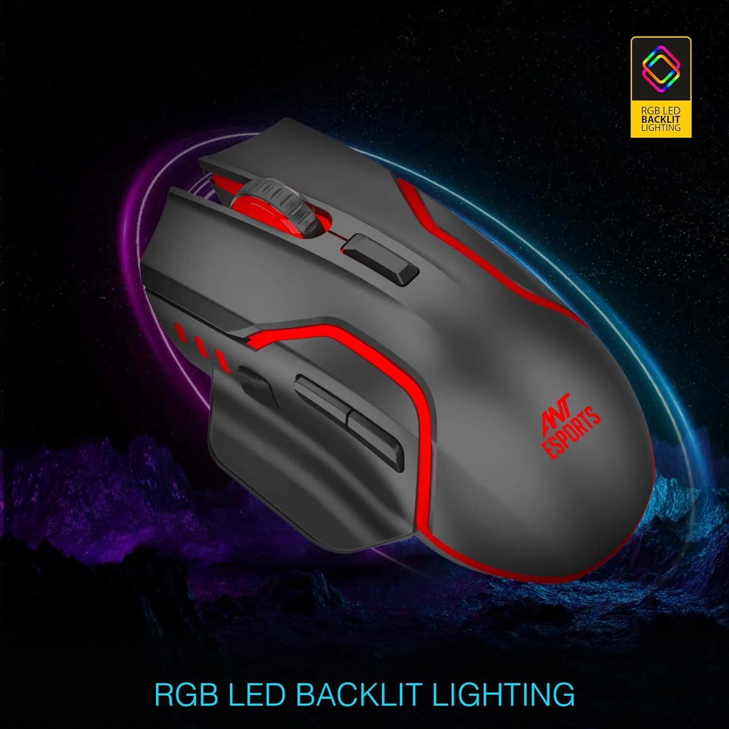 Ant Esports Wireless Gaming Mouse RGB GM320 Pro view 6